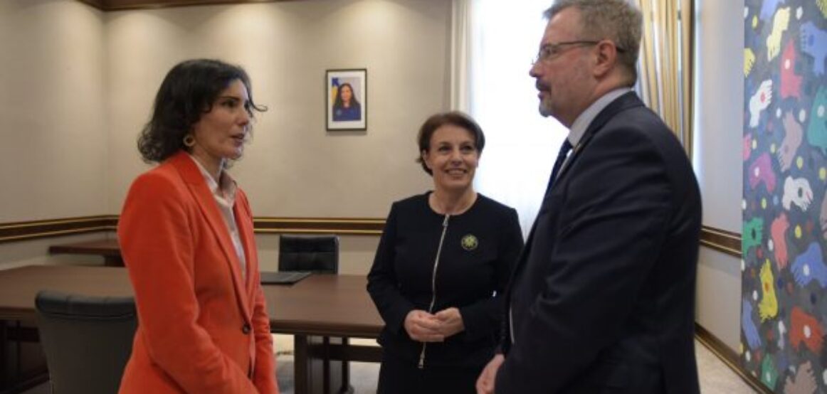 Bajrami thotë se vizita e kryediplomates belge theksoi marrëdhëniet e mira Kosovë-Belgjikë
