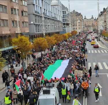 Suedi, protestë në mbështetje të Palestinës