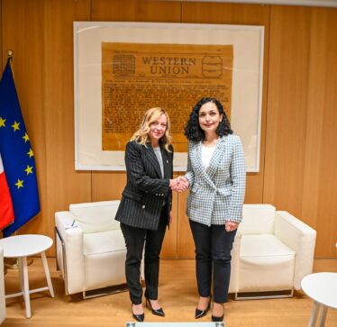 Osmani: Llogarisim në lidershipin e Melonit për ta avancuar rrugën e Kosovës drejt BE-së