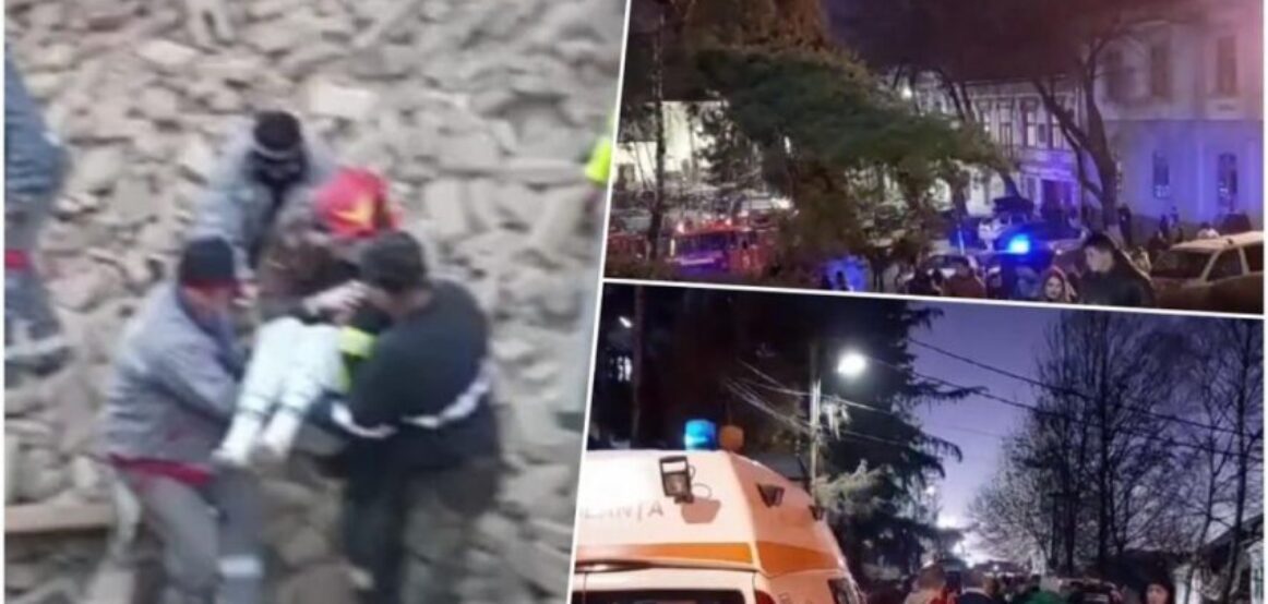 Shembet një pjesë e shkollës në Rumani, nxënësit mbesin të ngujuar nën rrënoja – ekipet e shpëtimit në kërkim të mbijetuarve