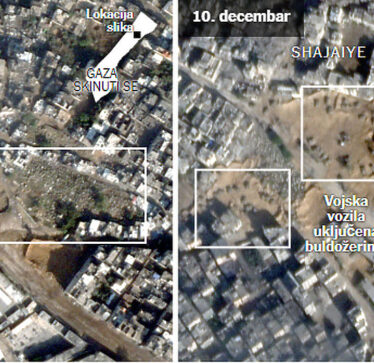 New York Times: Pamjet satelitore zbulojnë se ushtria izraelite po shkatërron varrezat në Gaza