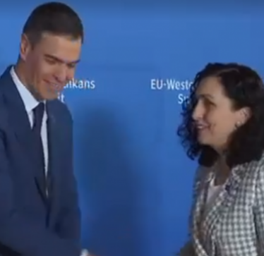 Presidentja Osmani në Bruksel, Kryeministri i Spanjës e pret me buzëqeshje