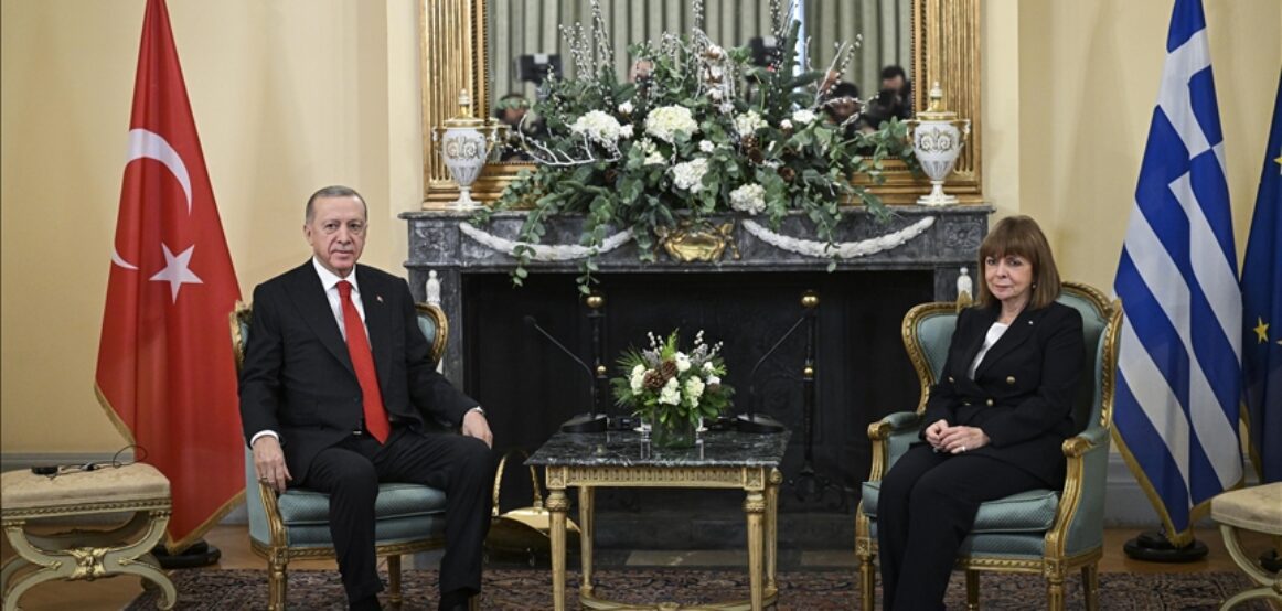 Erdoğan dhe presidentja greke theksojnë rëndësinë e përmirësimit të marrëdhënieve dypalëshe