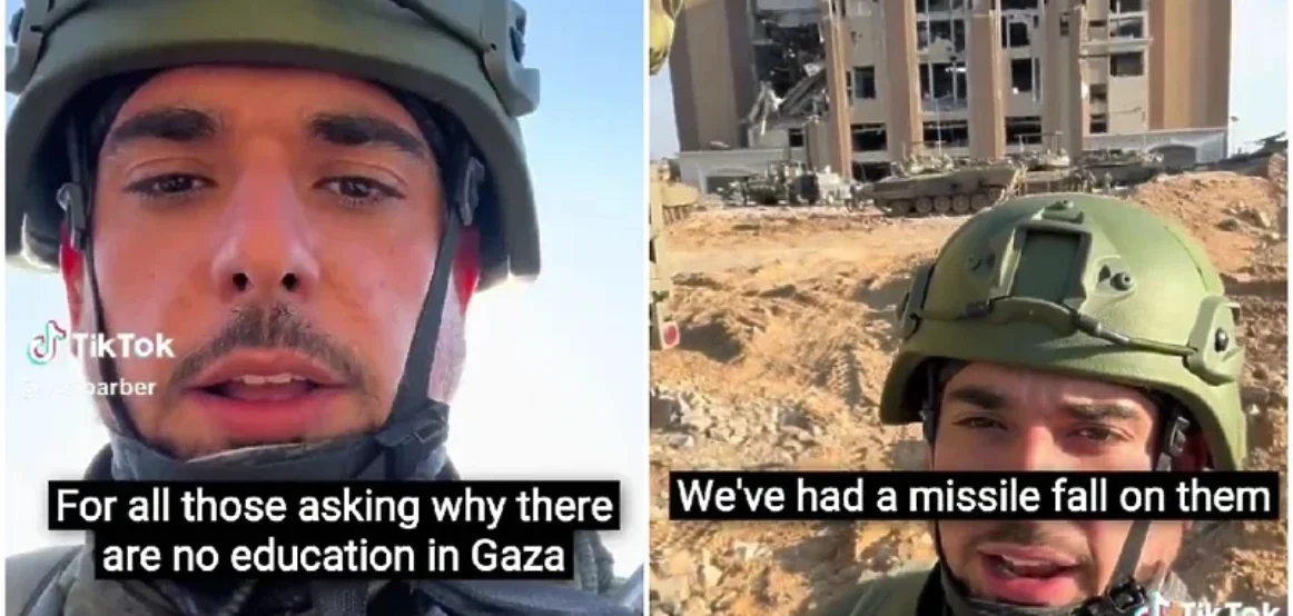Provokim i turpshëm nga ushtarët e IDF: “Ju pyesni veten pse nuk ka shkolla në Gaza? Oops, ne i bombarduam”