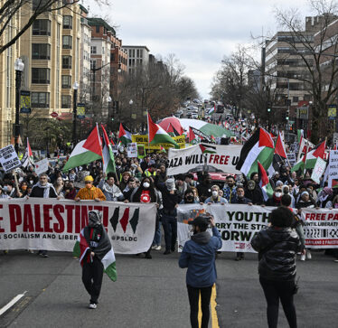 Protestë para ambasadës izraelite në Washington kundër sulmeve në Gaza