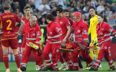 Zbulohet pse lojtari i Romës u rrëzua gjatë ndeshjes, është…