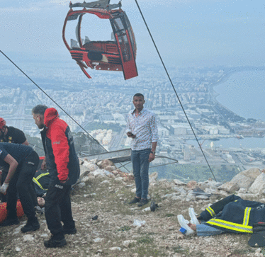 Shpëtohen 98 persona të bllokuar pas një aksidenti me teleferik në Turqi