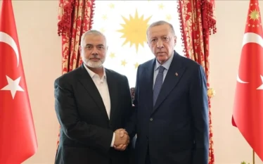 Presidenti turk pret në takim në Istanbul shefin e Hamasin