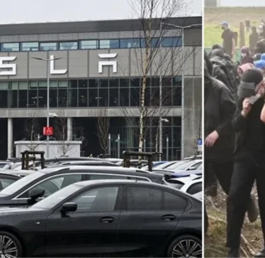 Qindra protestues u përpoqën të hynin në fabrikën e Tesla në Gjermani, Musk pretendon se janë mercenarë