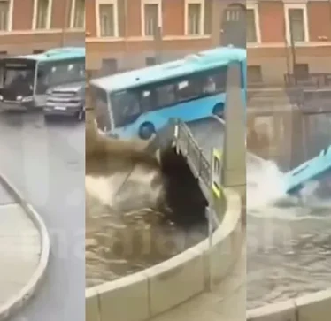 Tragjedi në Shën Petersburg: Autobusi depërtoi gardhin dhe ra në lumë