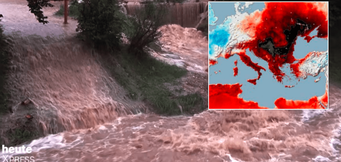 Ballkani në “flakë” – Zvicra, Gjermania e pjesë të tjera të Evropës mbërthehen nga stuhitë e forta