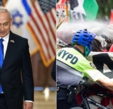 Netanyahu flet para Senatit të SHBA dhe Dhomës së Përfaqësuesve, mijëra njerëz protestojnë para ndërtesës