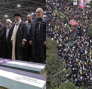 Qindra mijëra njerëz në funeralin e liderit të vrarë të Hamasit: Lutja u drejtua nga udhëheqësi suprem i Iranit
