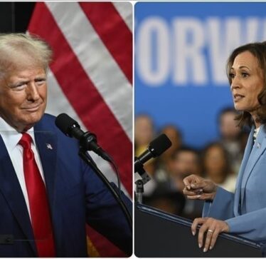 Në vendvotimin e parë, Harris dhe Trump fituan numër të barabartë votash