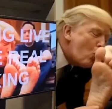 Hakohen televizionet qeveritare në SHBA, në ekrane shfaqet video me Al ku shihet Trump duke ia puthur këmbët Musk
