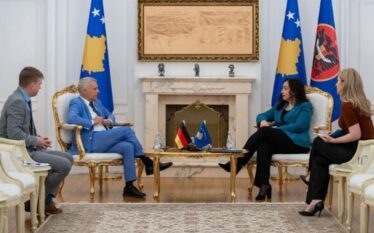 Osmani e pret Rohden, flasin për “ngjarjet e fundit politike…