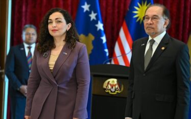 Presidentja Osmani pritet nga kryeministri i Malajzisë, Anwar Ibrahim