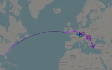 Aeroplanët tanker dhe transportues të SHBA-së nisen pë në lindjen…
