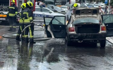 Zjarri në një makinë afër komunës së Prishtinës, Drejtoria për…