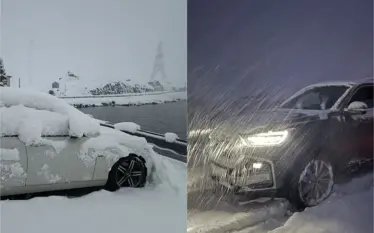 Në Alpe ra bora e parë serioze e këtij sezoni:…