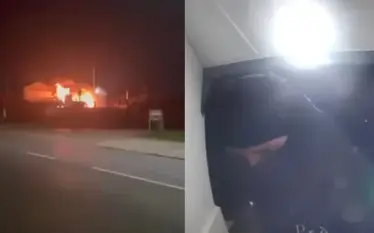 Në Mbretërinë e Bashkuar është djegur një xham dhe policia…