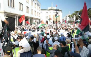 Marok, mijëra njerëz në Rabat protestuan kundër sulmit ndaj Flotiljes…