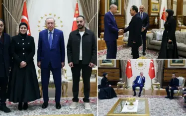 Presidenti Erdogan takohet me familjen e Hind Rajab-it, vajzës palestineze 5-vjeçare të vrarë