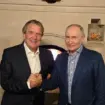 Ish-kancelari gjerman Gerhard Schröder festoi ditëlindjen e Putinit në shtëpinë e presidentit rus