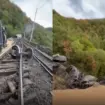Kroaci: Treni i mallrave del nga shinat pranë Rijekës, 11 vagonë përfundojnë në humnerë
