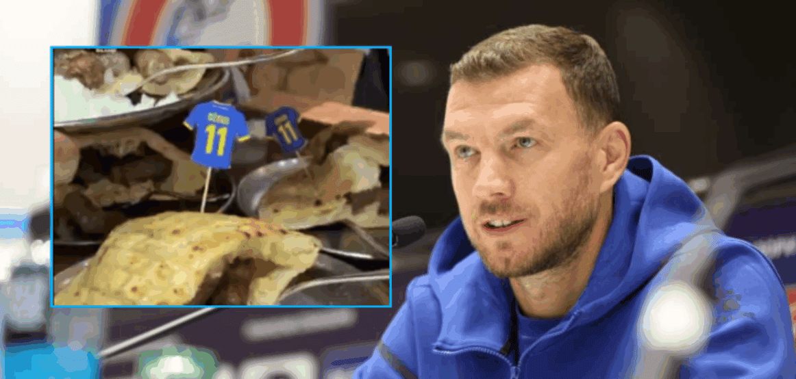 Qebaptoret sarajevase nderojnë futbollistin Edin Dzeko në mënyrë origjinale