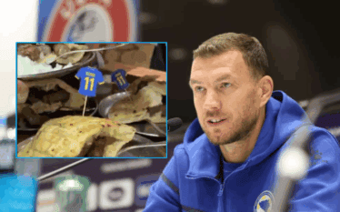Qebaptoret sarajevase nderojnë futbollistin Edin Dzeko në mënyrë origjinale