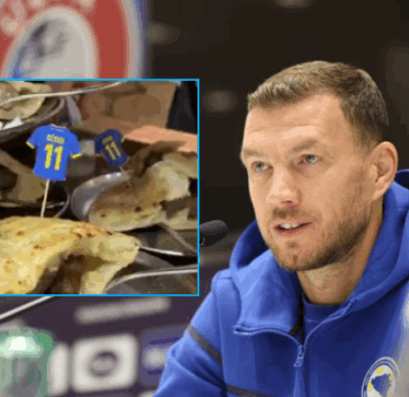 Qebaptoret sarajevase nderojnë futbollistin Edin Dzeko në mënyrë origjinale